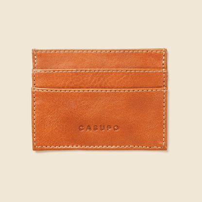 CASUPO Slim Card Holder Wallet with RFID Protection - Natural