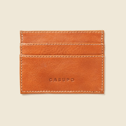 CASUPO Slim Card Holder Wallet with RFID Protection - Natural
