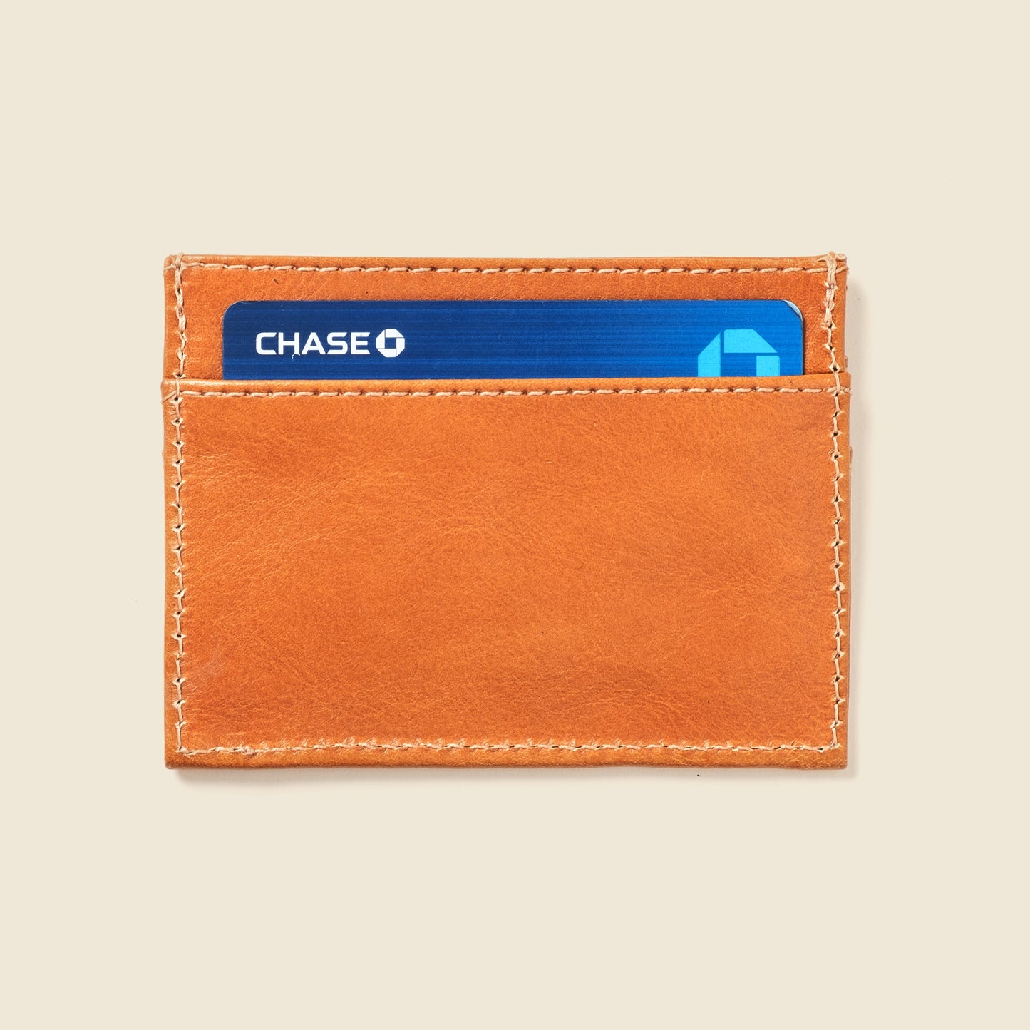 CASUPO Slim Card Holder Wallet with RFID Protection - Natural