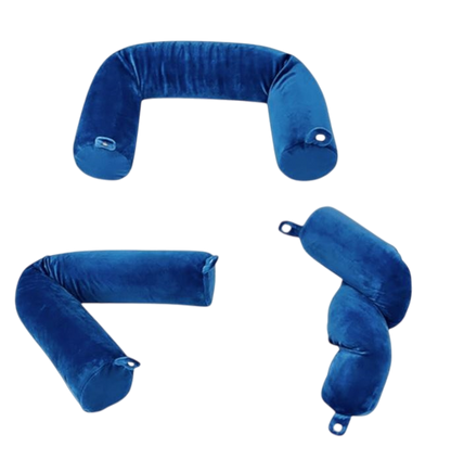 Snuggle Velvet Twist Memory Foam Travel Neck Pillow - Stiles Supply Co.