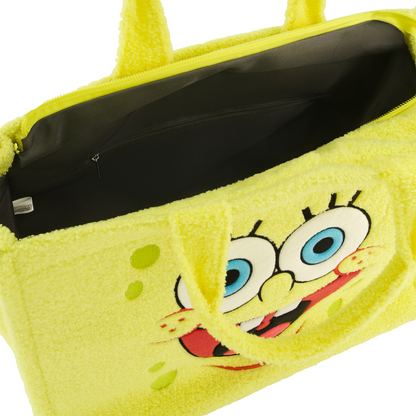 SpongeBob Yellow Travel Tote with Trolley Strap - Stiles Supply Co.