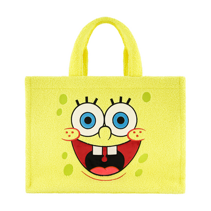 SpongeBob Yellow Travel Tote with Trolley Strap - Stiles Supply Co.