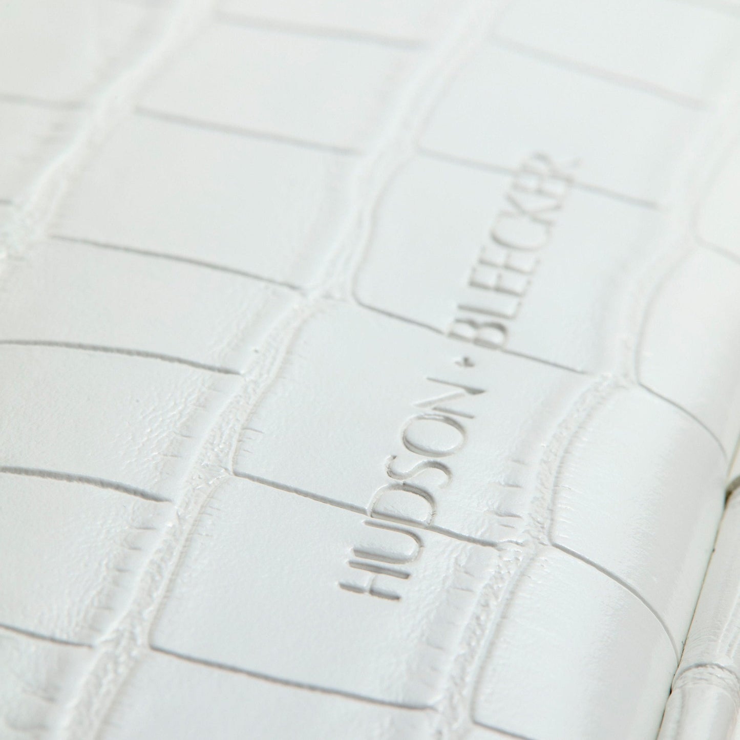 Hudson + Bleecker Jetsetter Train Case - White Crocodile