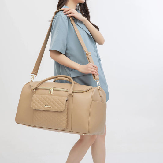 Luli Bebe Weekender Travel Bag | Latte Brown
