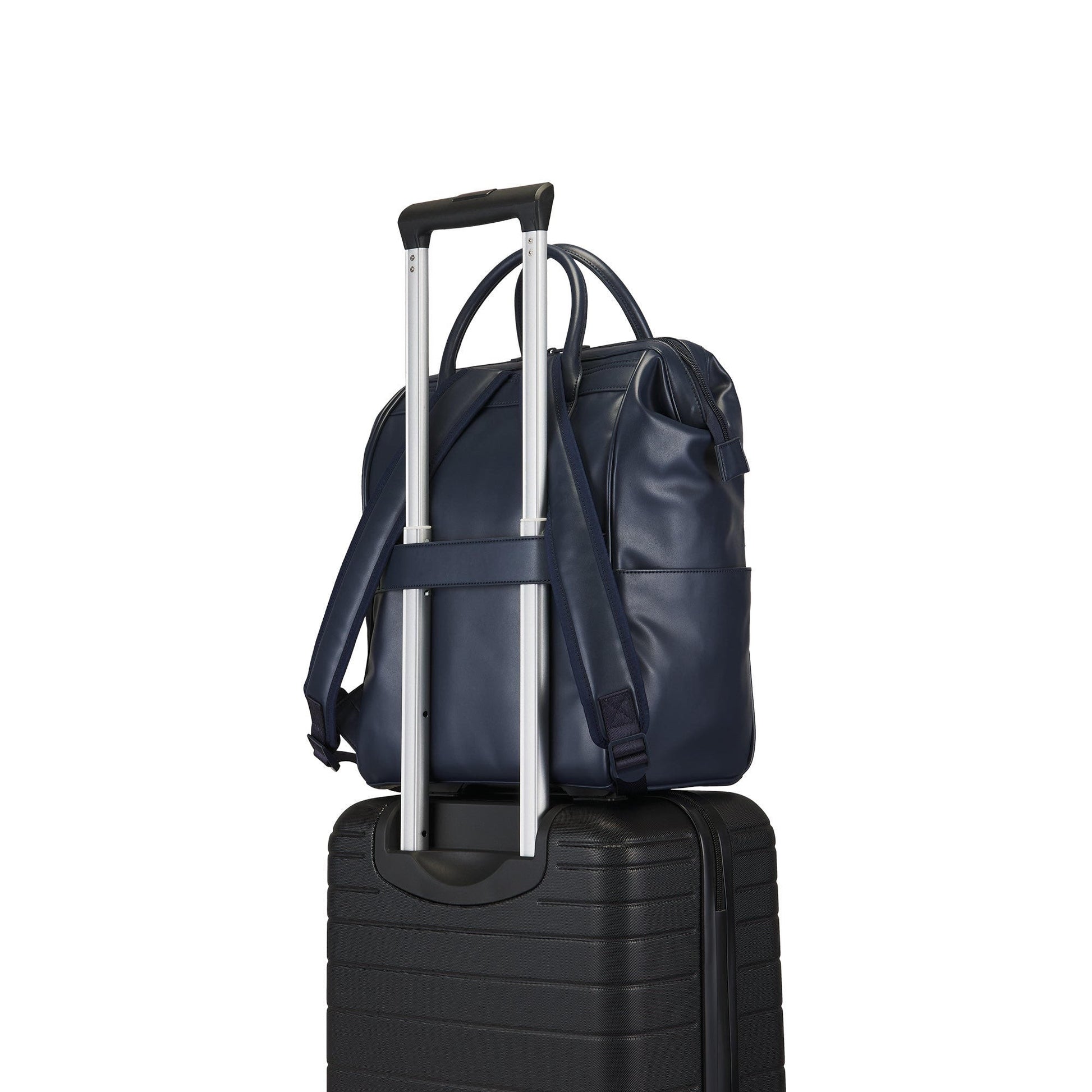 bugatti colombian leather backpack black Bugatti Lagos Backpack | Vegan Leather